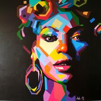 Beyoncé 80x80 cm